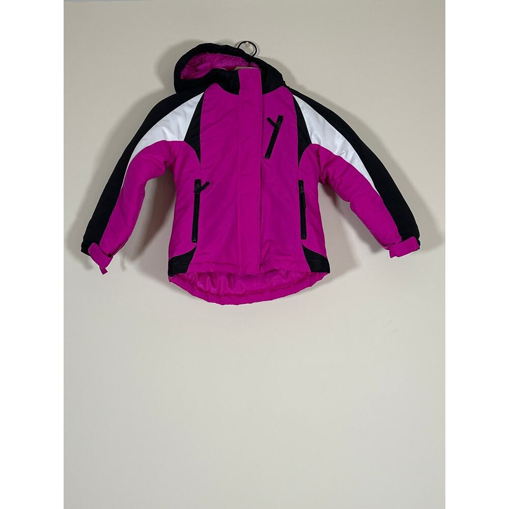 The Children’s Place Girls 3-in-1 Ski Jacket Pink Size Small 5/6 Hooded Winter